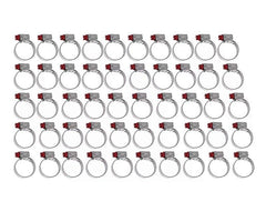 Kit Abraçadeiras 50 Peças Micro Carbono 12 - 16 Marca Suprens - Paraiso das Mangueiras
