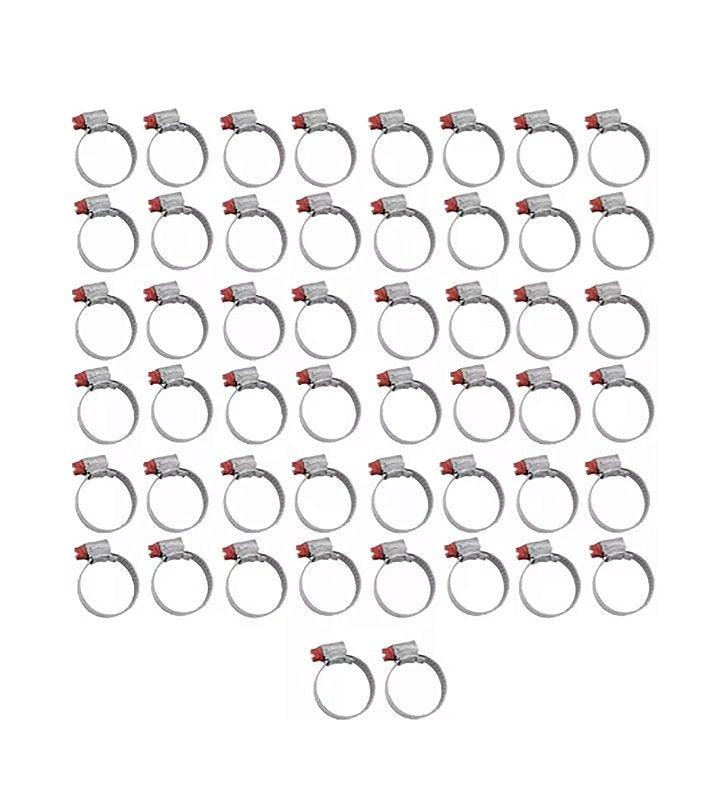 Kit Abraçadeiras 50 Peças Micro Carbono 22 - 32 Marca Suprens - Paraiso das Mangueiras