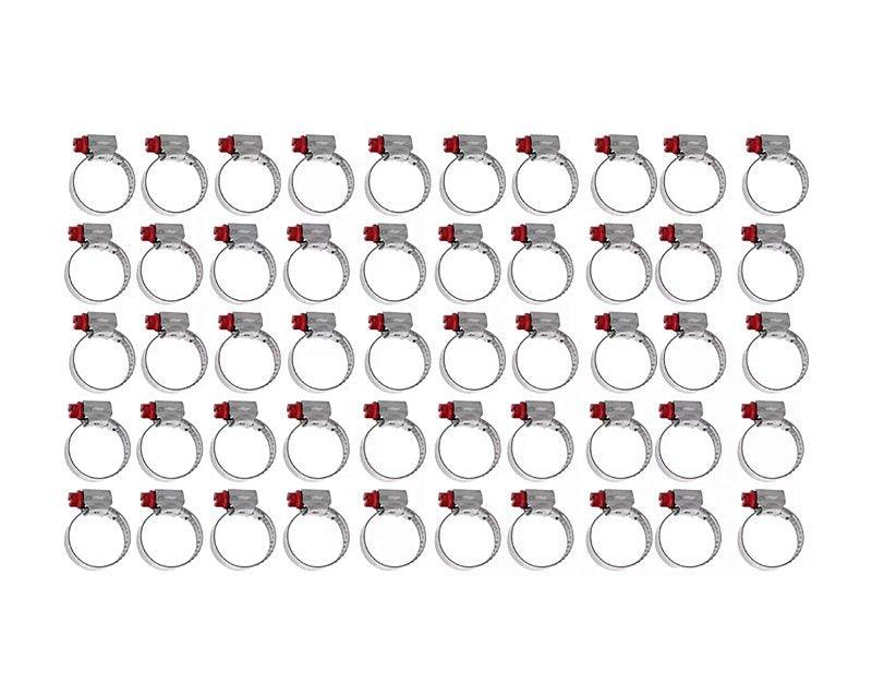 Kit Abraçadeiras 50 Peças Micro Carbono 32 - 44 Marca Suprens - Paraiso das Mangueiras