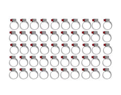 Kit Abraçadeiras 50 Peças Micro Carbono 32 - 44 Marca Suprens - Paraiso das Mangueiras