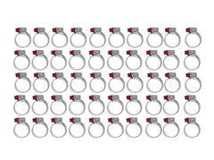 Kit Abraçadeiras 50 Peças Micro Carbono 38 - 51 Marca Suprens - Paraiso das Mangueiras