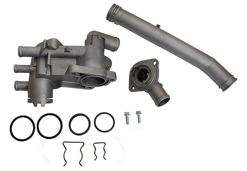 Kit Carcaça Válvula Termostática Tubo Tampa Gol G5 1.0 1.6 - Paraiso das Mangueiras