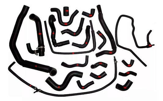 Kit Completo Mangueiras E Tubos Agua Amarok Biturbo 2.0 16v - Paraiso das Mangueiras