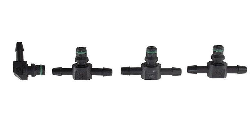 Kit Conexão Retorno Bicos Injetores Bosch 6mm - Paraiso das Mangueiras
