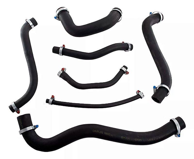 Kit Mangueira Gol Quadrado Motor Ap 1.6 1.8 + Abraçadeiras - Paraiso das Mangueiras