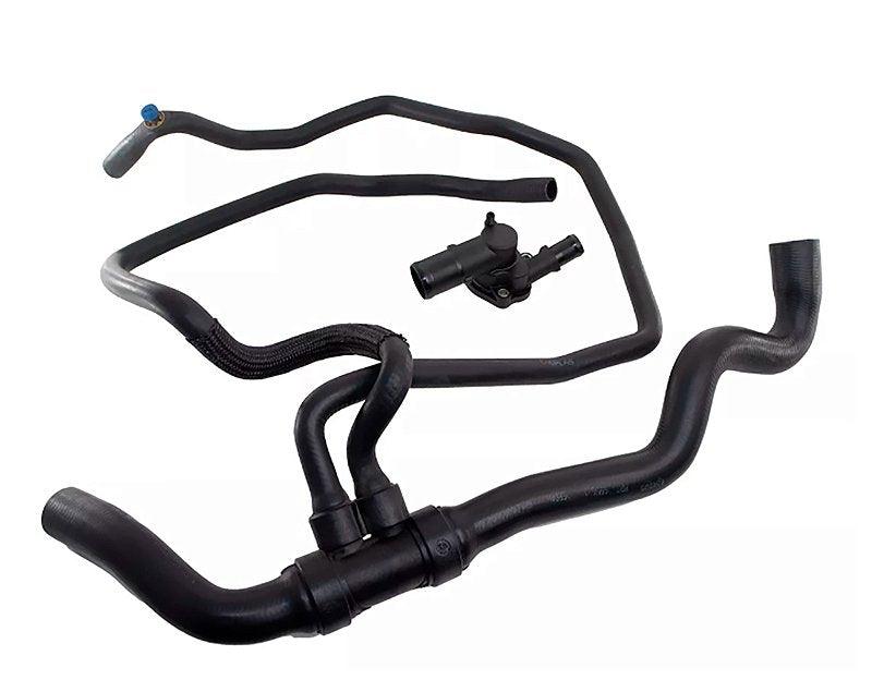 Kit Mangueira Inferior Radiador + Válvula Sandero 1.0 16v - Paraiso das Mangueiras Kit Mangueira Inferior Radiador + Válvula Sandero 1.0 16v - Paraiso das Mangueiras