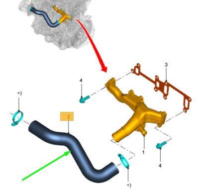 Kit Mangueiras Arrefecimento Ranger 3.2 2013/... Completo - Paraiso das Mangueiras