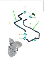 Kit Mangueiras Arrefecimento Ranger 3.2 2013/... Completo - Paraiso das Mangueiras