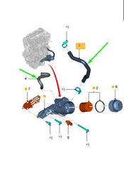 Kit Mangueiras Arrefecimento Ranger 3.2 2013/... Completo - Paraiso das Mangueiras