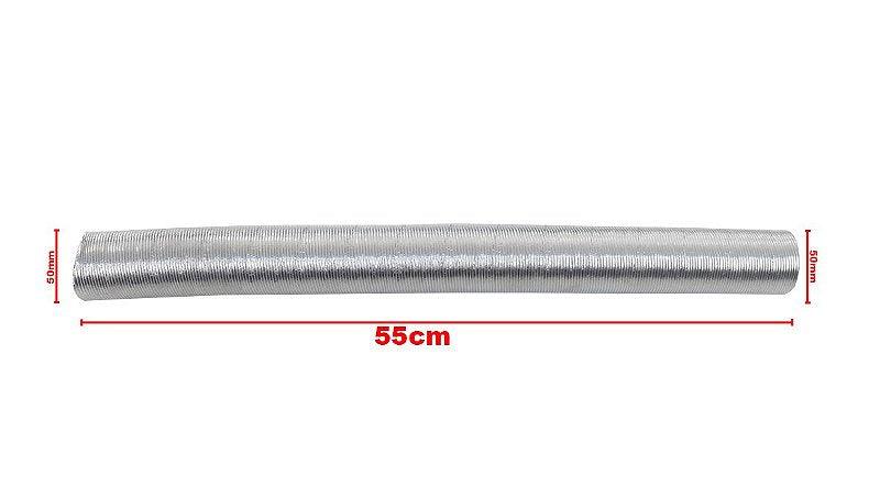 Mangueira Ar Carburador Vw Kombi 50x55 Tubo De Aluminio - Paraiso das Mangueiras