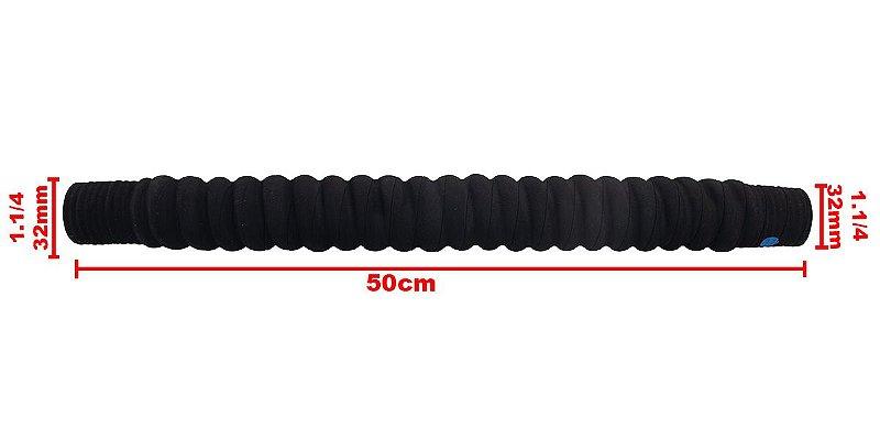 Mangueira Flexível Lonada Água Ar 1Pol 25mmX50cm - Paraiso das Mangueiras