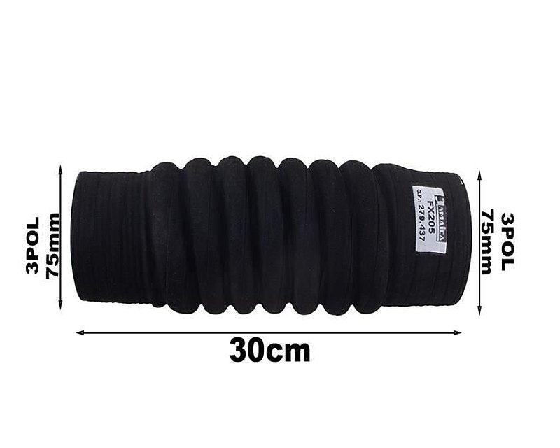 Mangueira Intercooler Adaptação 3pol X 30cm Universal - Paraiso das Mangueiras