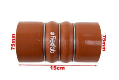 Mangueira Intercooler Adaptação Caterpillar 75mmx15cm - Paraiso das Mangueiras