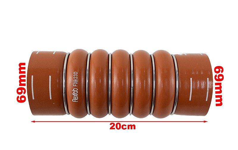 Mangueira Intercooler Mb 1016 709 812 912 914 6705280582 - Paraiso das Mangueiras