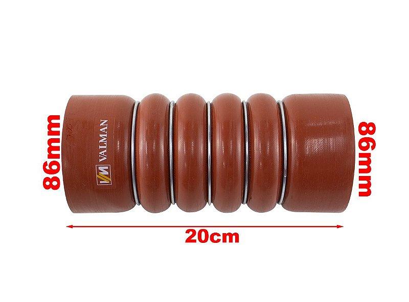 Mangueira Intercooler Mb 1933 2533 OM447 OM449 5 Aneis - Paraiso das Mangueiras