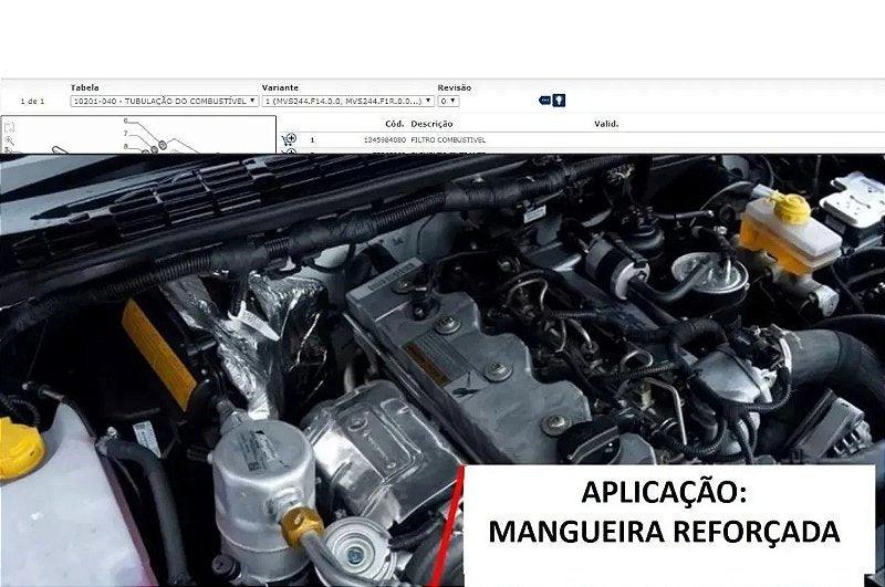 Mangueira Intercooler S - 10 Mwm 2.8 Eletronica 93383280 S10 - Paraiso das Mangueiras