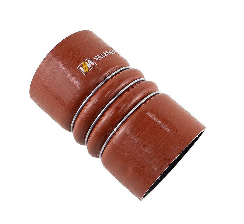 Mangueira Intercooler Scania 113 143 Vermelha C/3 Anéis - Paraiso das Mangueiras