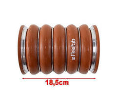 Mangueira Intercooler Scania Todos Serie 4 Pgr 100x80x185 - Paraiso das Mangueiras