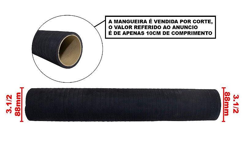 Mangueira Óleo Intercooler Turbina 3 1/2 88mm (10cm) - Paraiso das Mangueiras