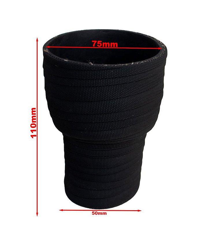 Mangueira Turbina Intercooler Adaptação 50X75X110 - Paraiso das Mangueiras