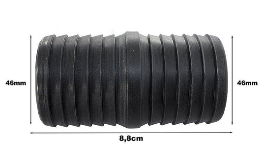 Nipe Conexão Emenda Espigão Polipropileno Mangueira 46mm - Paraiso das Mangueiras