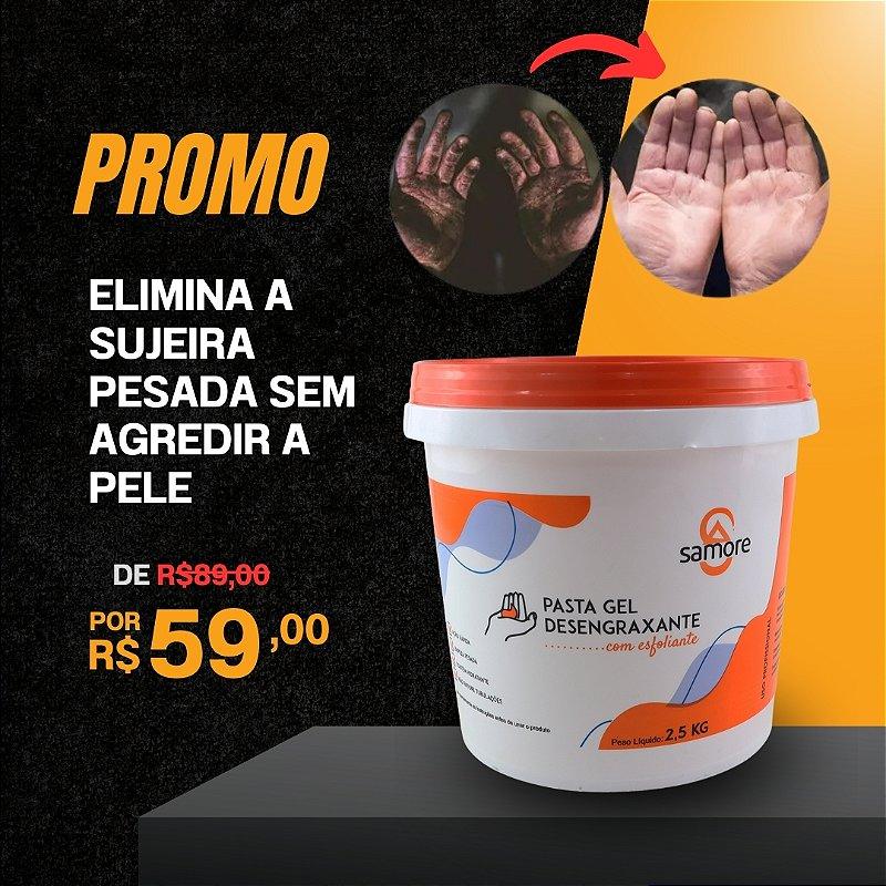 Pasta Desengraxante Samore Gel P/ Lavar Mãos Esfoliante Hidratante - Paraiso das Mangueiras