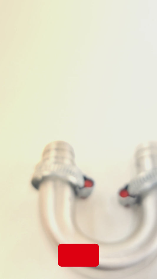 Tubo U Adaptador Para Isolar Ar Quente 19mm Unirversal + Abraçadeiras