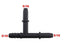 Quick Conector 5/16 3 Saídas Preto Universal - Paraiso das Mangueiras