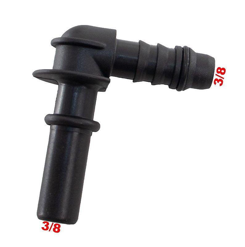 Quick Conexão Emenda Universal 90 Graus 10mm - Paraiso das Mangueiras