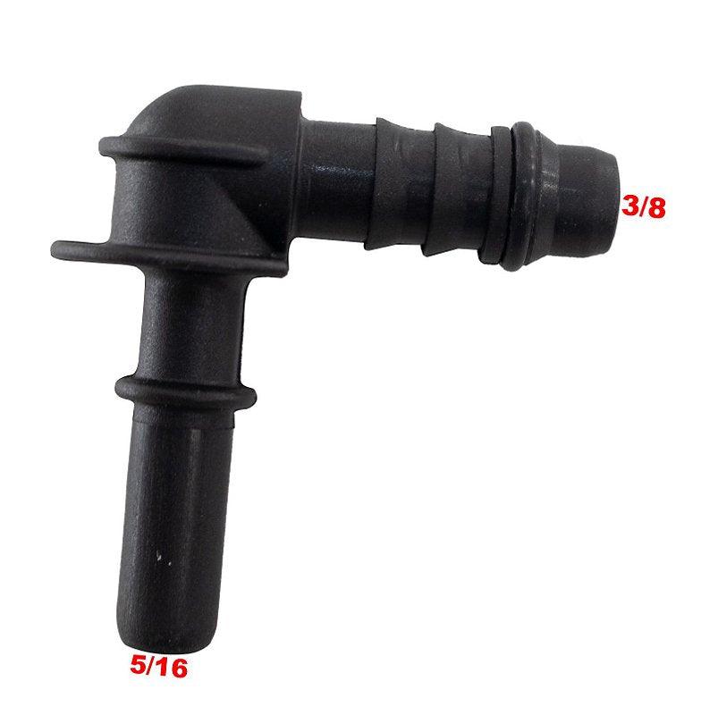 Quick Conexão Emenda Universal 90 Graus 5/16 X 3/8 - Paraiso das Mangueiras