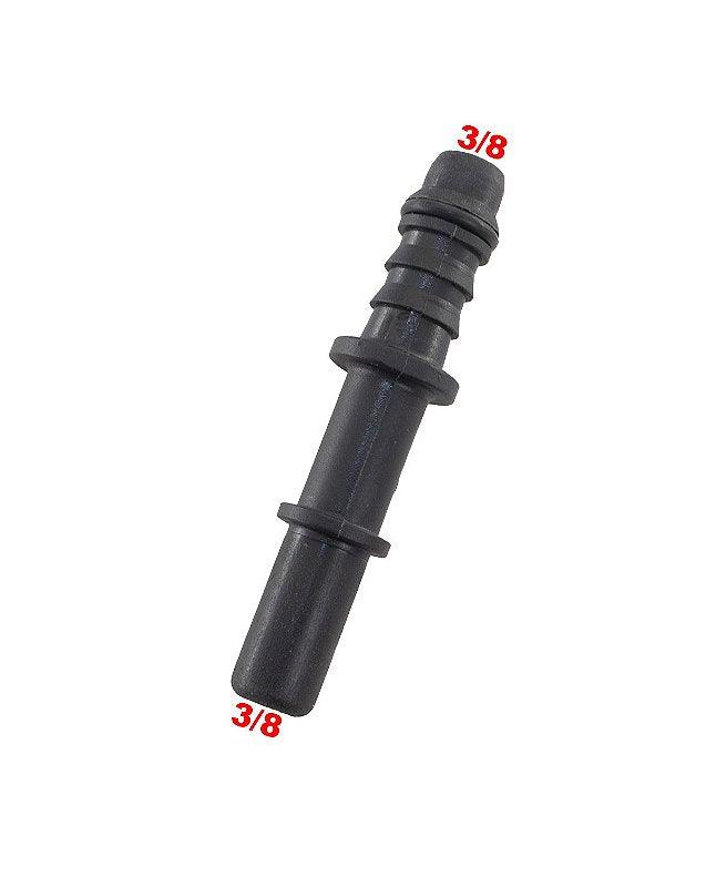 Quick Conexão Engate Reta Longa Injeção Universal 3/8 X 3/8 - Paraiso das Mangueiras