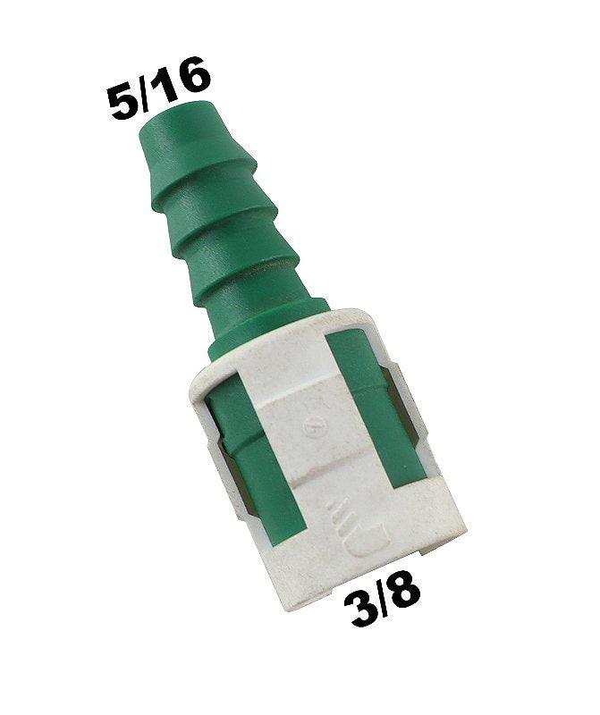 Quick Conexão Mangueira Injeção 5/16 Para 3/8 - Paraiso das Mangueiras