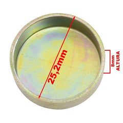 Selo bloco motor 25,2mm Universal Baixo - Paraiso das Mangueiras