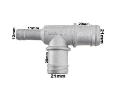 Tubo Adaptação Mangueira Ar Quente Celta Corsa Spin Onix - Paraiso das Mangueiras