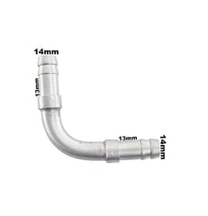 Tubo conexão cotovelo Aluminio 1/2 12,5mm Universal - Paraiso das Mangueiras