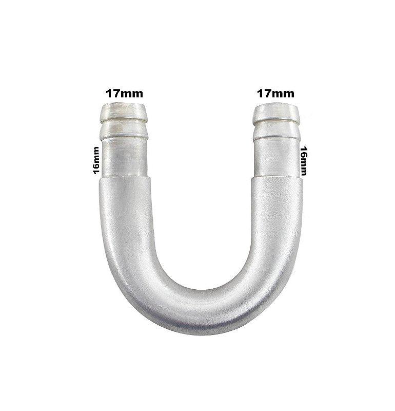 Tubo U Adaptador Para Isolar Ar Quente 16mm Unirversal - Paraiso das Mangueiras