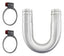 Tubo U Adaptador Para Isolar Ar Quente 19mm Unirversal + Abraçadeiras - Paraiso das Mangueiras