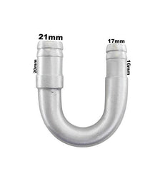 Tubo U Conexão Ar Quente Clio Kangoo 19mm Para 16mm - Paraiso das Mangueiras