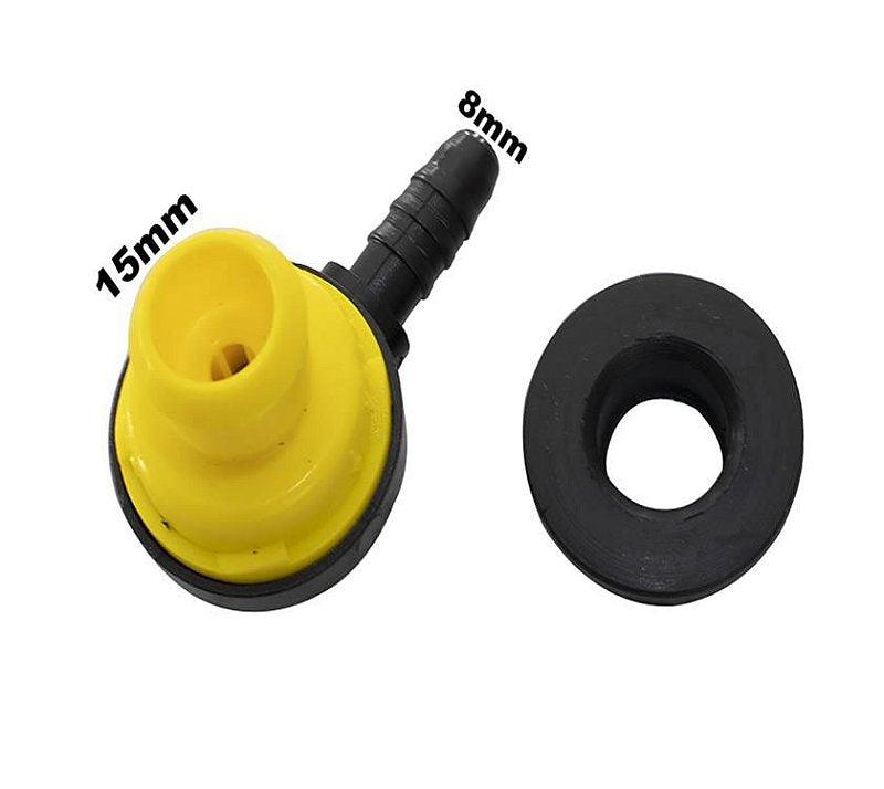 Válvula Hidrovácuo 90° Universal 8mmX15mm - Paraiso das Mangueiras