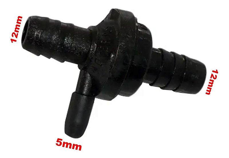 Válvula Hidrovácuo Saída Lateral Universal - Paraiso das Mangueiras