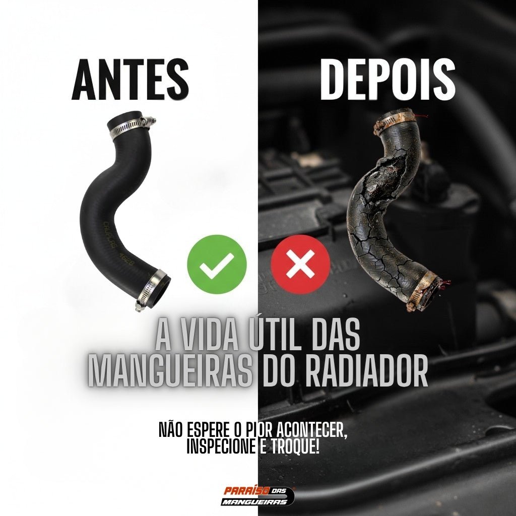 A Vida util das mangueiras do radiador: Quando Trocar e Como Inspecionar? - Paraiso das Mangueiras
