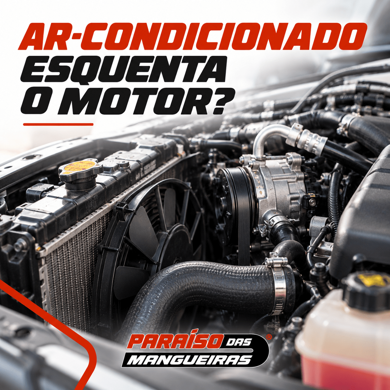 Ar-Condicionado Ligado Pode Fazer o Motor Esquentar Mais? - Paraiso das Mangueiras