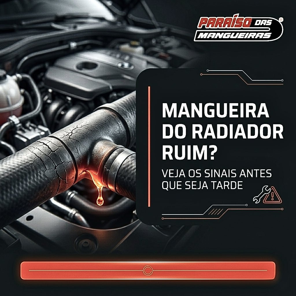 Como saber se a mangueira do radiador está ruim - Paraiso das Mangueiras