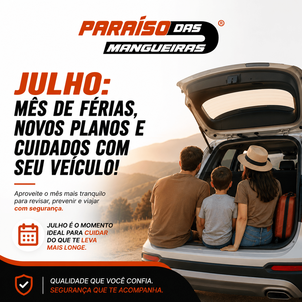 Julho Chegou: Como as Férias e a Mudança de Rotina Impactam o Seu Veículo - Paraiso das Mangueiras
