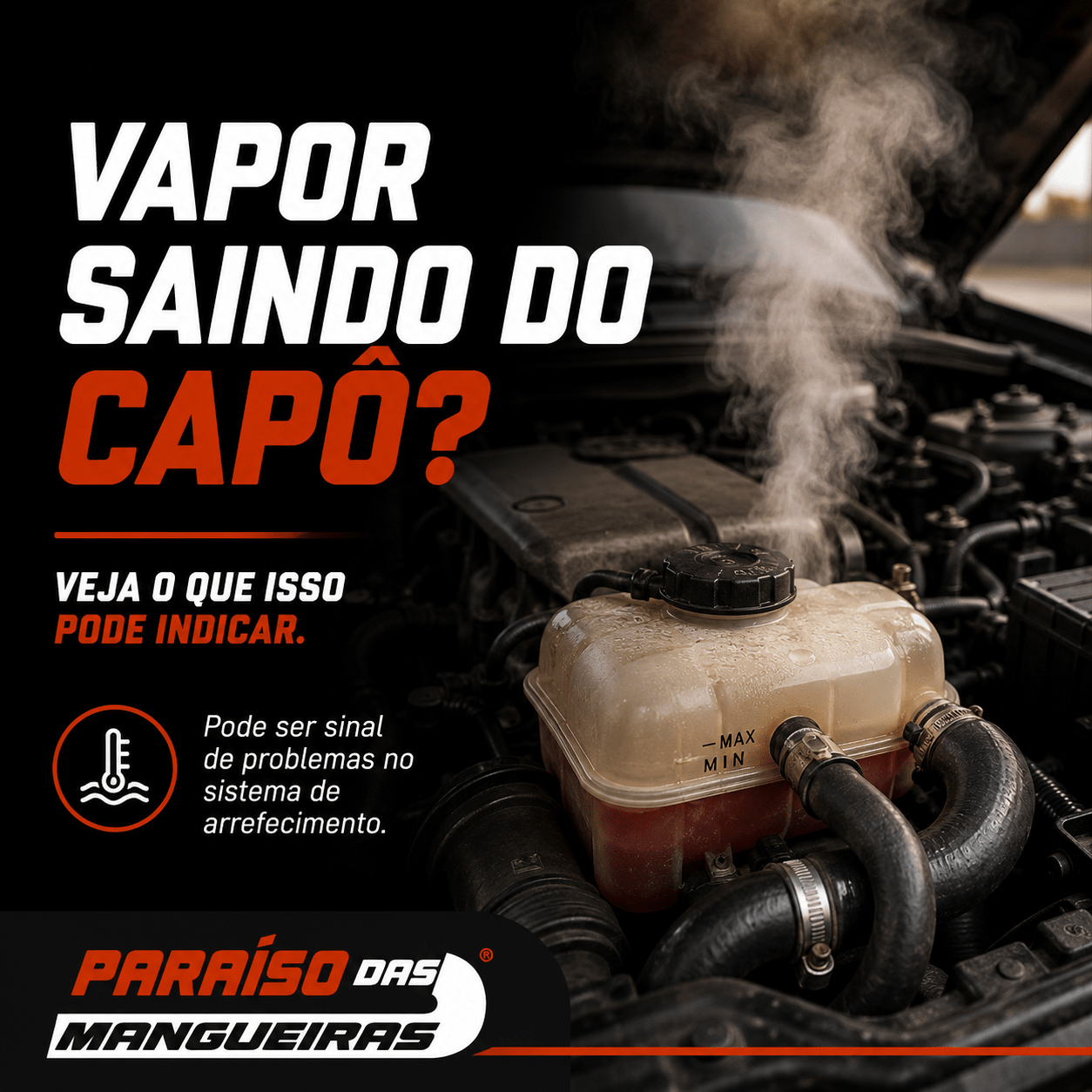 O Que o Vapor Saindo do Capô Pode Indicar? - Paraiso das Mangueiras