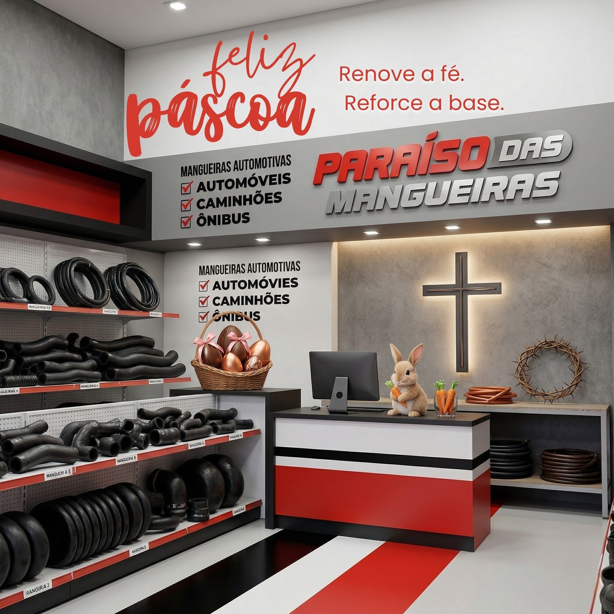 Feliz Páscoa da Paraíso das Mangueiras