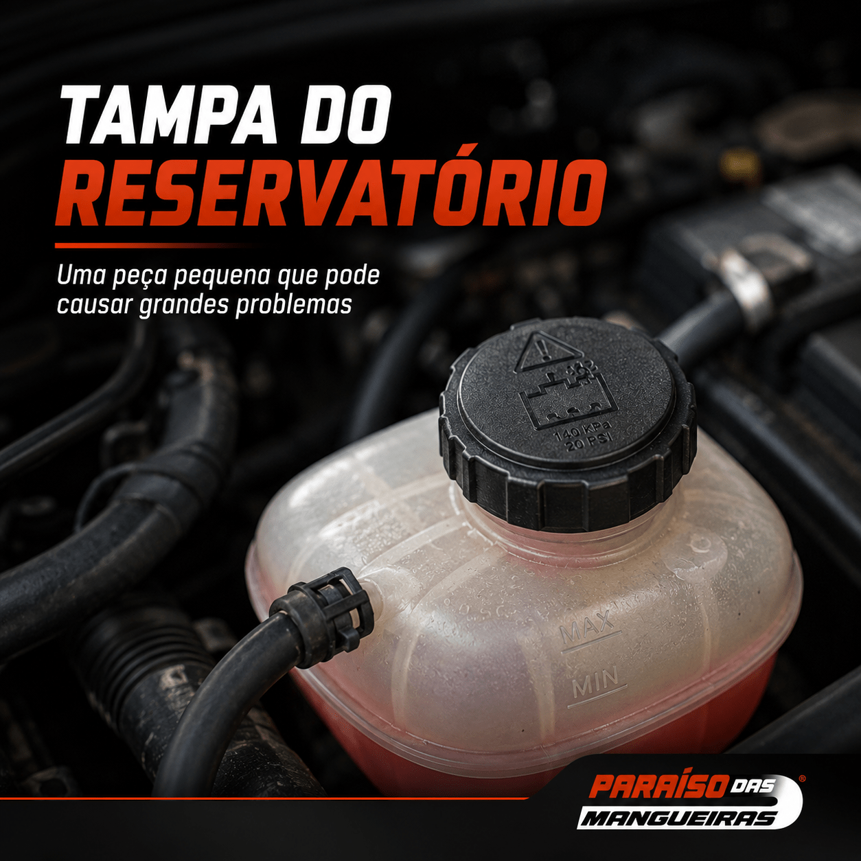 Tampa do Reservatório: Uma Peça Pequena Que Pode Causar Grandes Problemas - Paraiso das Mangueiras