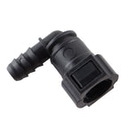 Conector Quick Engate 90° Graus 3/8 10mm Macho Femea