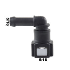 Conector Quick Engate 90° Graus 5/16 X 5/16 Macho Fêmea