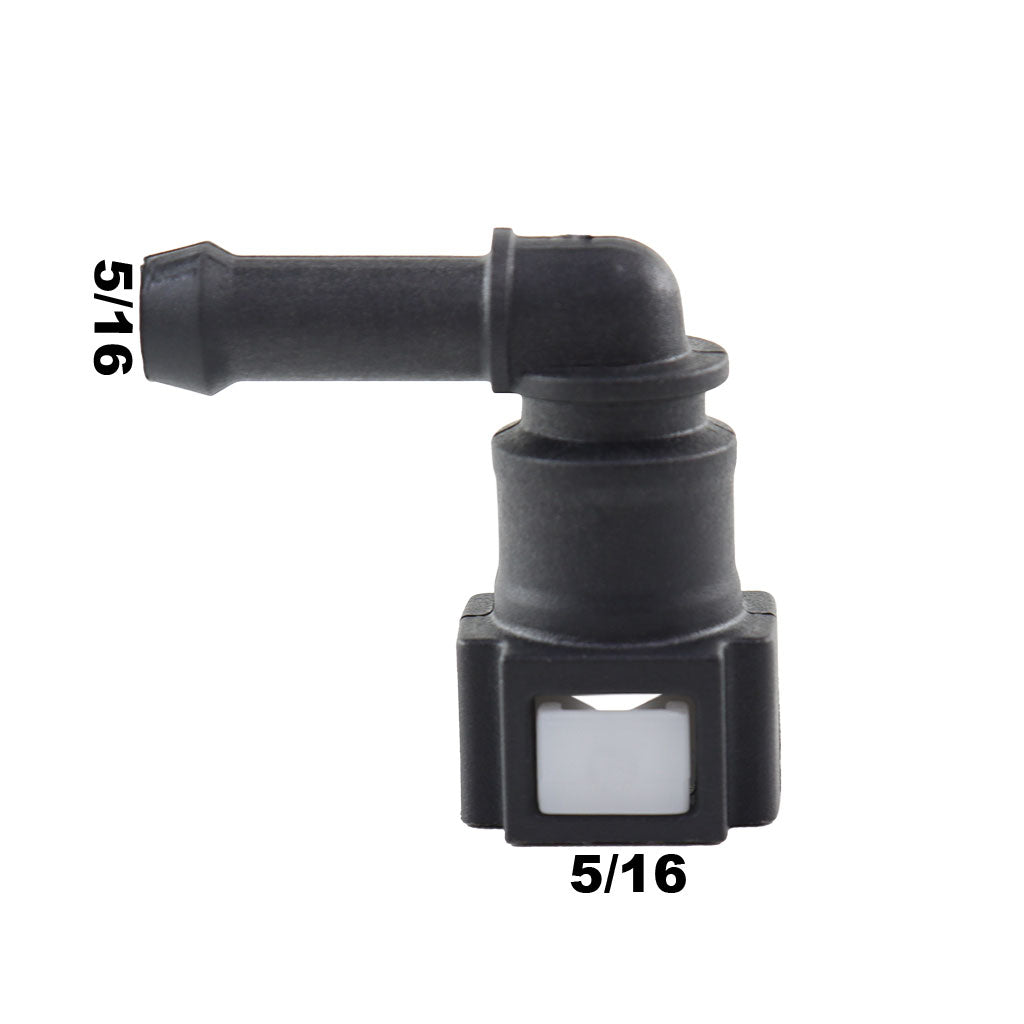 Conector Quick Engate 90° Graus 5/16 X 5/16 Macho Fêmea